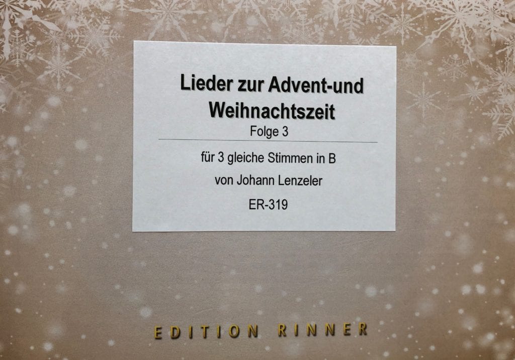 Lieder Zur Advent Und Weihnachtszeit Folge 3 Edition Rinner